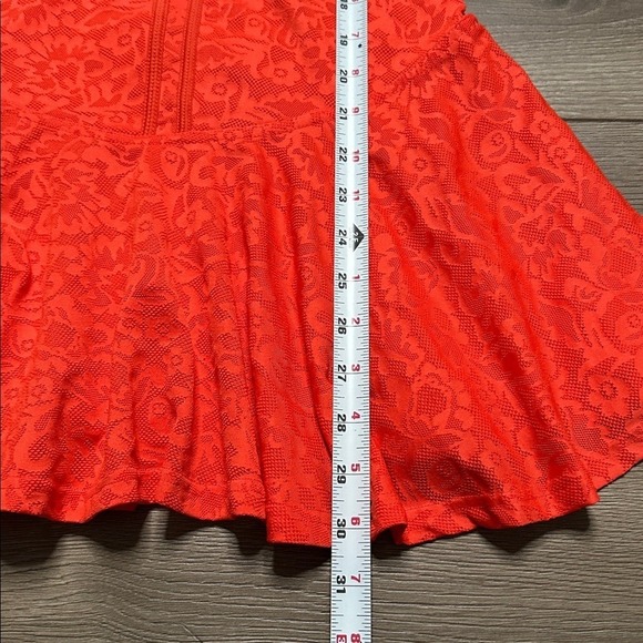 Stella McCartney X Adidas Floral Mesh Tennis Dress Tomato Red Size XS/S - Picture 14 of 15